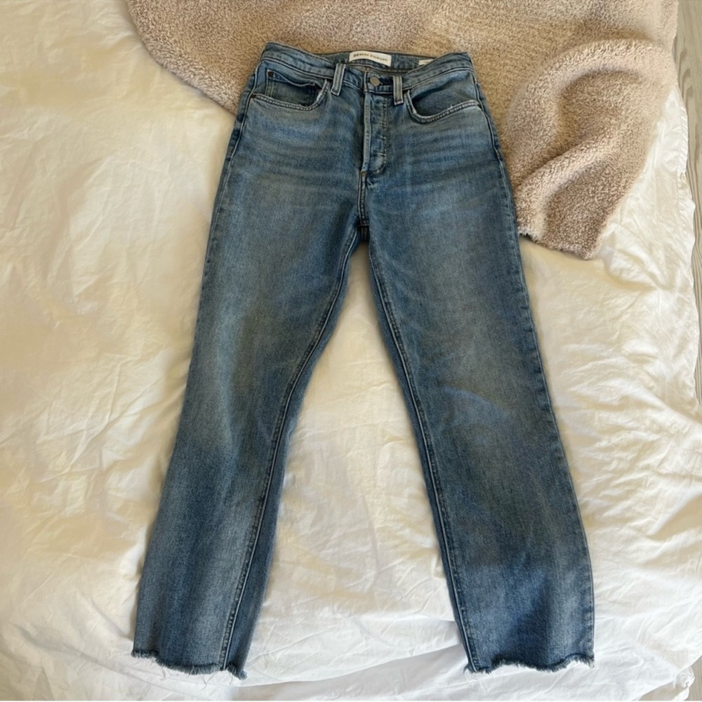 Aritzia The Arlo High Rise Straight Leg Jean